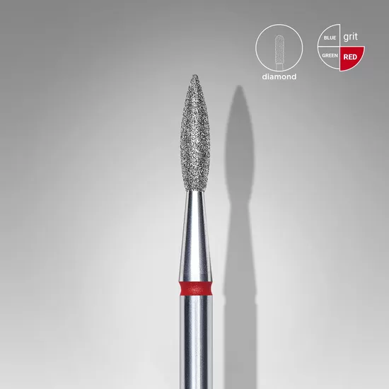 STALEKS Frēze asa liesma sarkana, diametrs 2,1 mm/ darba daļa 8, FA11R021/8